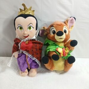 Disney Babies Plush Lot Evil Queen Bambi 12" Disney Parks
